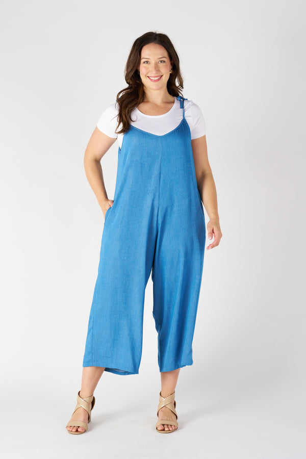 12930-Bella Jumpsuit W-Separate Bamboo Tee