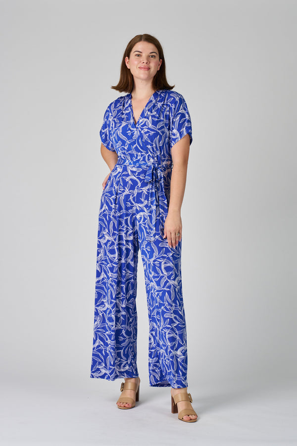 12922-Alice Faux Wrap Jumpsuit