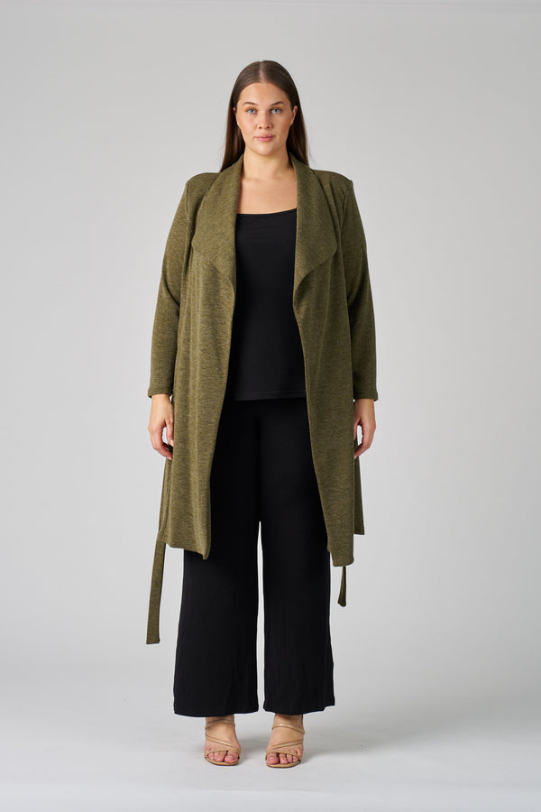 RTM9596A-Wooly Wrap Knit Coat